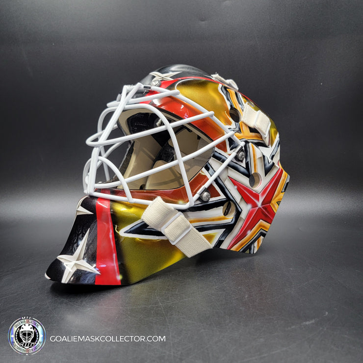 Carl Lindhom Goalie Mask Unsigned 2024-25 Las Vegas Tribute