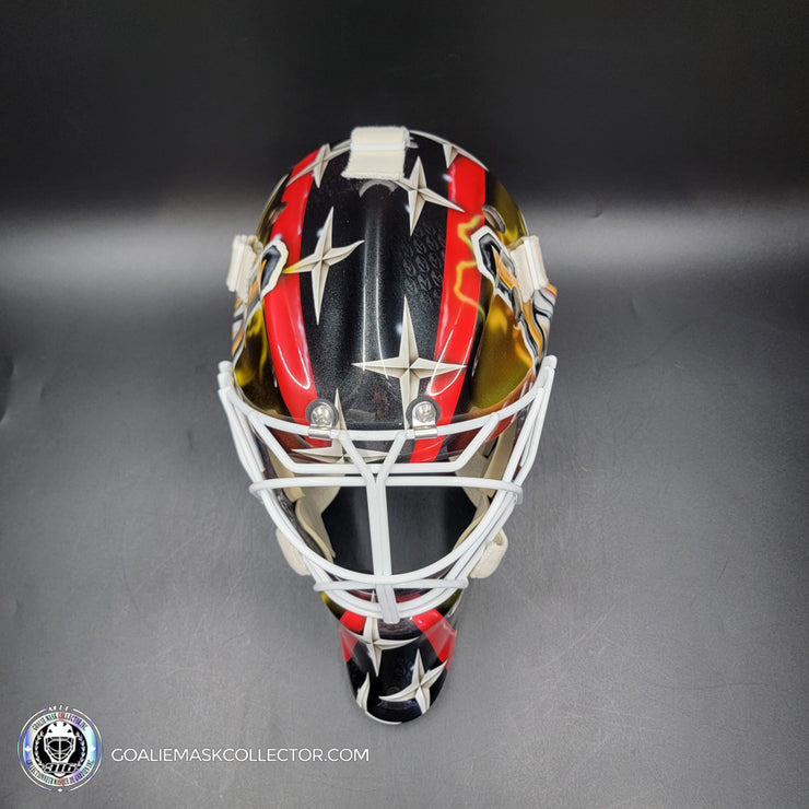Carl Lindhom Goalie Mask Unsigned 2024-25 Las Vegas Tribute