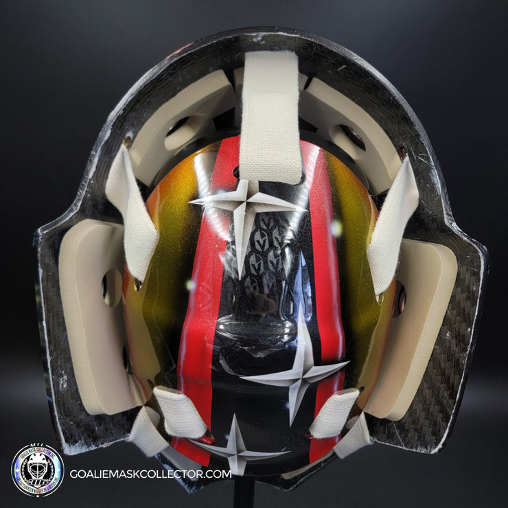 Carl Lindhom Goalie Mask Unsigned 2024-25 Las Vegas Tribute