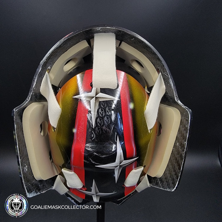Carl Lindhom Goalie Mask Unsigned 2024-25 Las Vegas Tribute