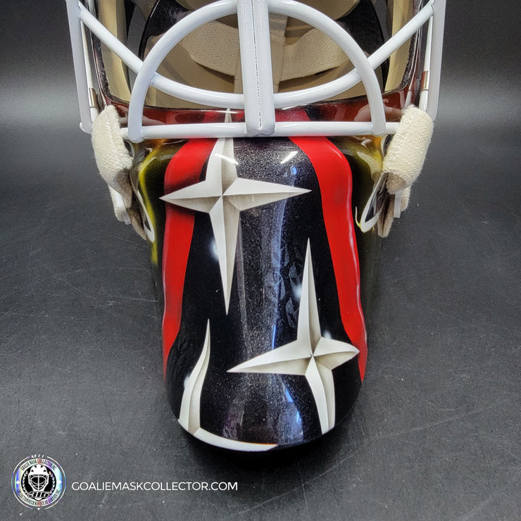 Carl Lindhom Goalie Mask Unsigned 2024-25 Las Vegas Tribute