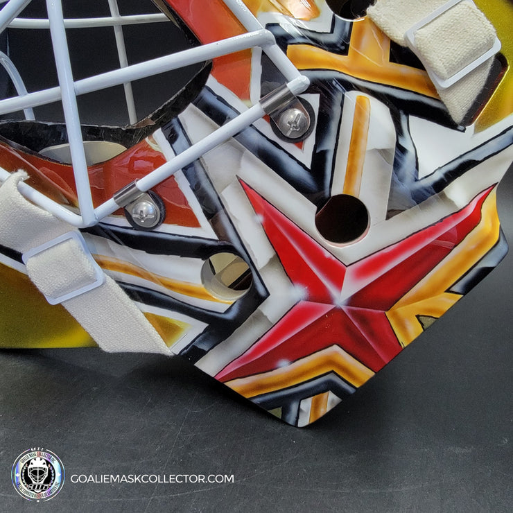 Carl Lindhom Goalie Mask Unsigned 2024-25 Las Vegas Tribute