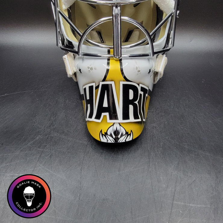 Carter Hart Goalie Mask Unsigned 2025 Las Vegas Johnny Cash Tribute ...