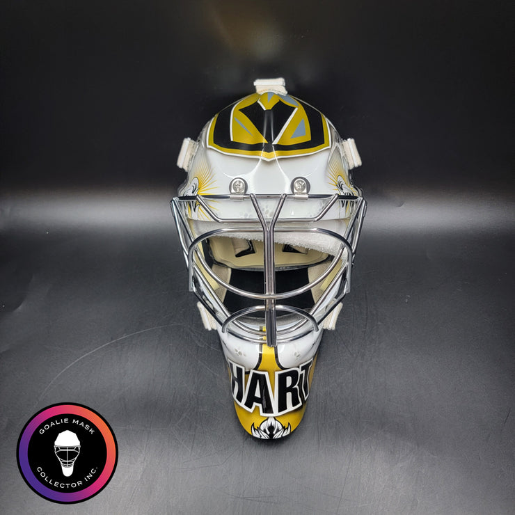 Carter Hart Goalie Mask Unsigned 2025 Las Vegas Johnny Cash Tribute ...