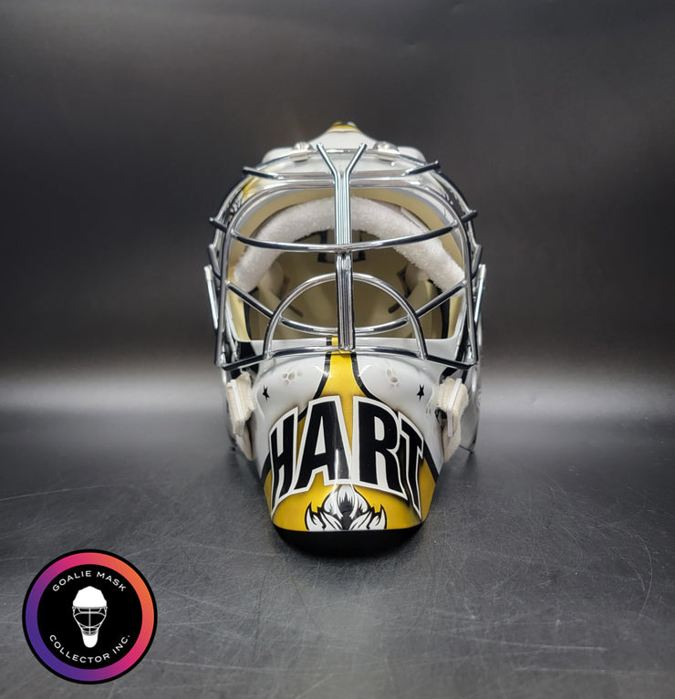 Carter Hart Goalie Mask Unsigned 2025 Las Vegas Johnny Cash Tribute ...