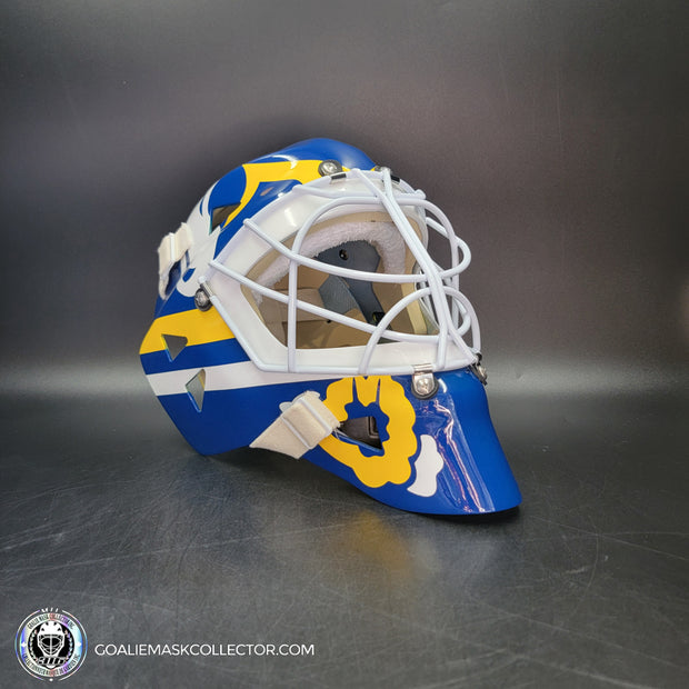 Clint Malarchuk Goalie Mask Unsigned Buffalo Tribute