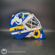 Clint Malarchuk Goalie Mask Unsigned Buffalo Tribute