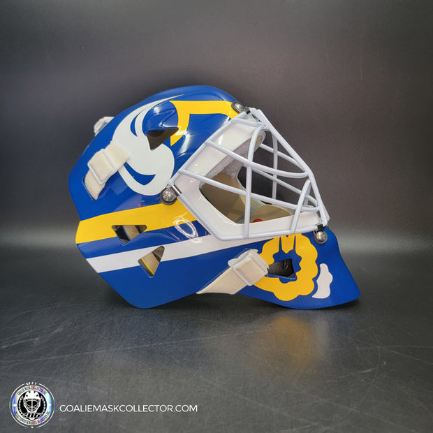 Clint Malarchuk Goalie Mask Unsigned Buffalo Tribute