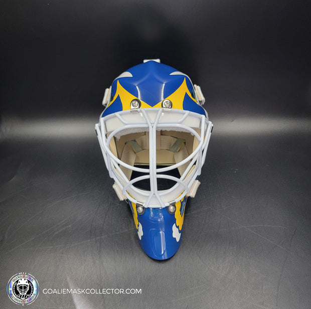 Clint Malarchuk Goalie Mask Unsigned Buffalo Tribute
