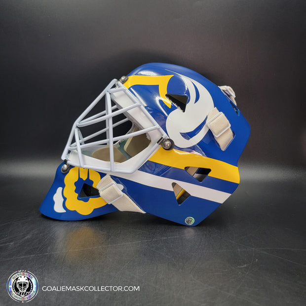 Clint Malarchuk Goalie Mask Unsigned Buffalo Tribute