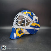 Clint Malarchuk Goalie Mask Unsigned Buffalo Tribute