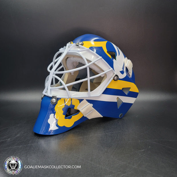Clint Malarchuk Goalie Mask Unsigned Buffalo Tribute