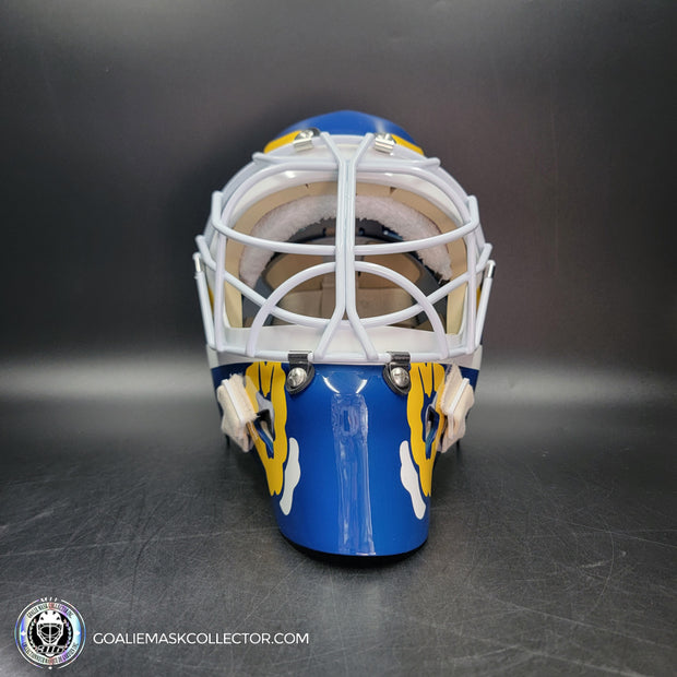 Clint Malarchuk Goalie Mask Unsigned Buffalo Tribute