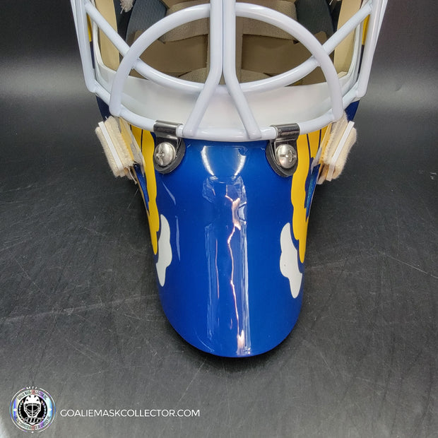 Clint Malarchuk Goalie Mask Unsigned Buffalo Tribute