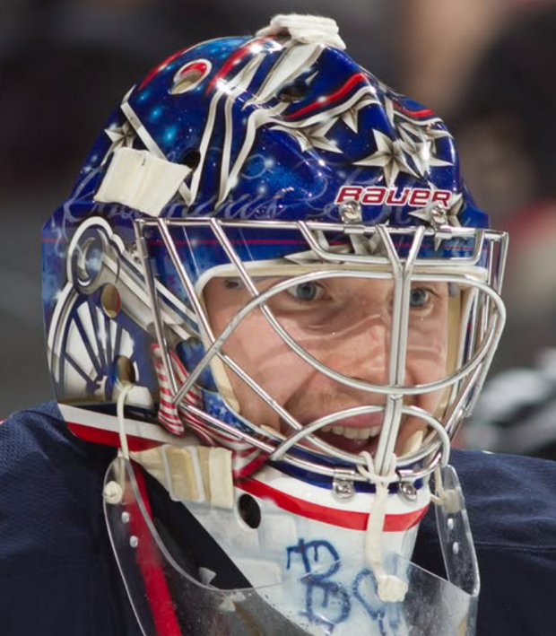 Presale: Sergei Bobrovsky Signed Goalie Mask Columbus V2 Signature Edition Autographed