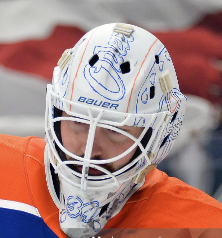 Presale: Connor Ingram Goalie Mask Unsigned 2026 Edmonton Tribute