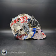 Connor Hellebuyck Signed Goalie Mask 2025 4 Nations Team USA Signature Edition Autographed