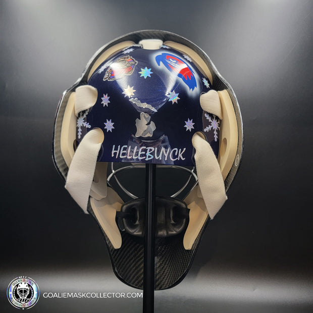 Connor Hellebuyck Signed Goalie Mask 2025 4 Nations Team USA Signature Edition Autographed
