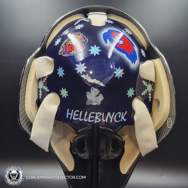 Connor Hellebuyck Signed Goalie Mask 2025 4 Nations Team USA Signature Edition Autographed