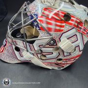 Connor Hellebuyck Signed Goalie Mask 2025 4 Nations Team USA Signature Edition Autographed