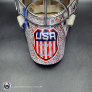 Connor Hellebuyck Signed Goalie Mask 2025 4 Nations Team USA Signature Edition Autographed