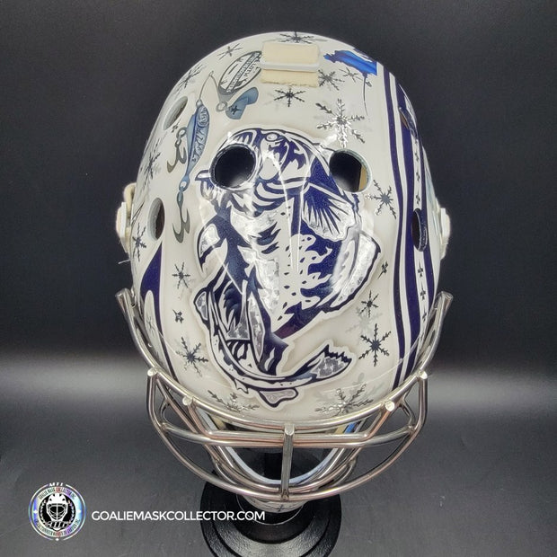 Connor Hellebuyck Signed Goalie Mask 2025 Winnipeg Signature Edition Tribute
