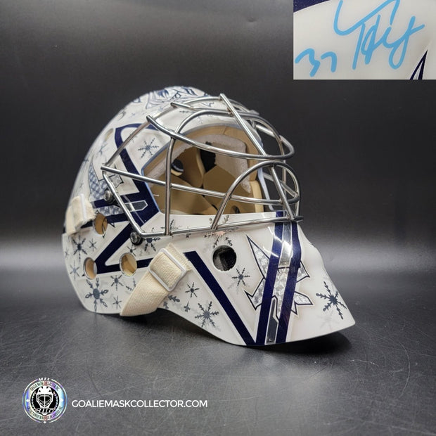Connor Hellebuyck Signed Goalie Mask 2025 Winnipeg Signature Edition Tribute