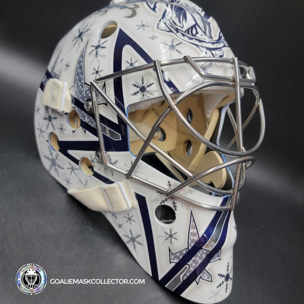 Connor Hellebuyck Signed Goalie Mask 2025 Winnipeg Signature Edition Tribute