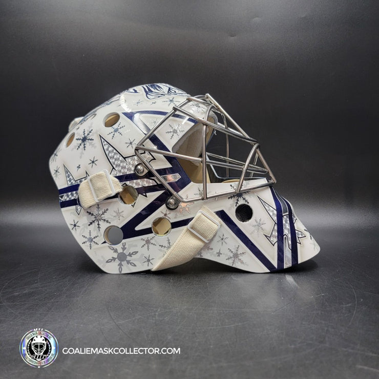Connor Hellebuyck Signed Goalie Mask 2025 Winnipeg Signature Edition Tribute