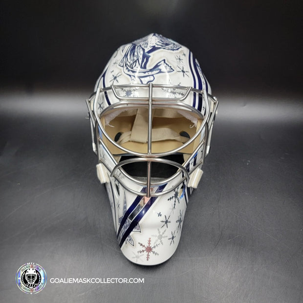Connor Hellebuyck Signed Goalie Mask 2025 Winnipeg Signature Edition Tribute