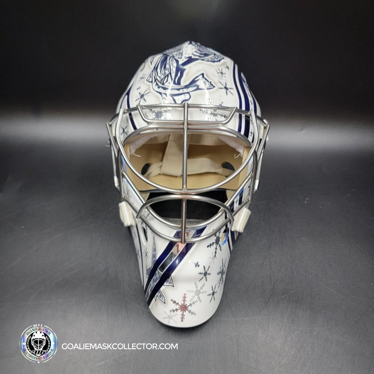 Connor Hellebuyck Signed Goalie Mask 2025 Winnipeg Signature Edition Tribute