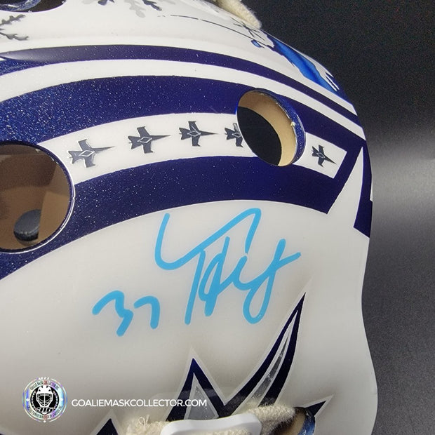 Connor Hellebuyck Signed Goalie Mask 2025 Winnipeg Signature Edition Tribute