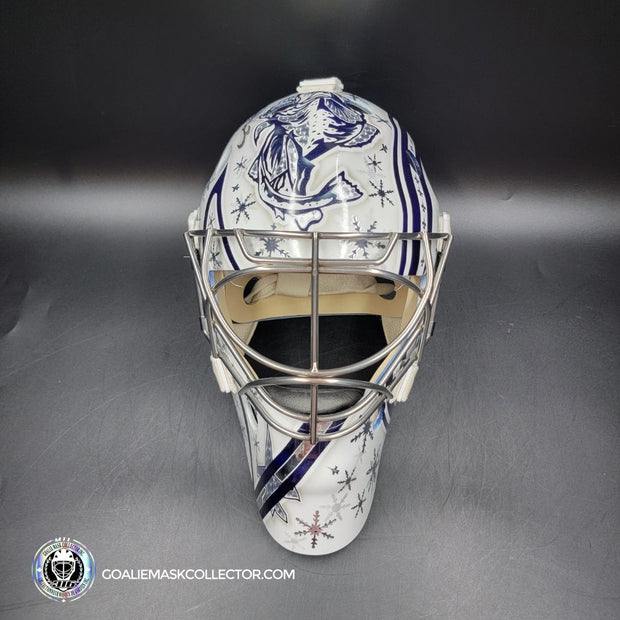 Connor Hellebuyck Signed Goalie Mask 2025 Winnipeg Signature Edition Tribute