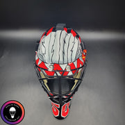 Corey Crawford Goalie Mask Unsigned 2015 Chicago Black Edition Cup Winning Tribute