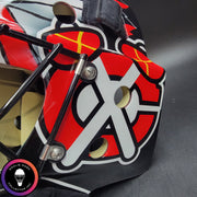 Corey Crawford Goalie Mask Unsigned 2015 Chicago Black Edition Cup Winning Tribute