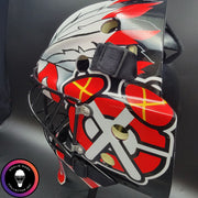 Corey Crawford Goalie Mask Unsigned 2015 Chicago Black Edition Cup Winning Tribute
