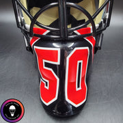 Corey Crawford Goalie Mask Unsigned 2015 Chicago Black Edition Cup Winning Tribute