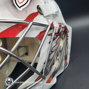 Corey Crawford Signed Goalie Mask White Chicago Tribute AS Edition Autographed
