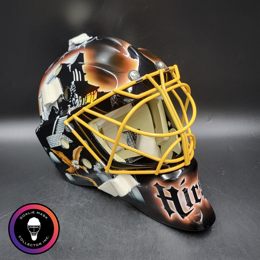 Corey Hirsch Goalie Mask Unsigned Vancouver Tribute