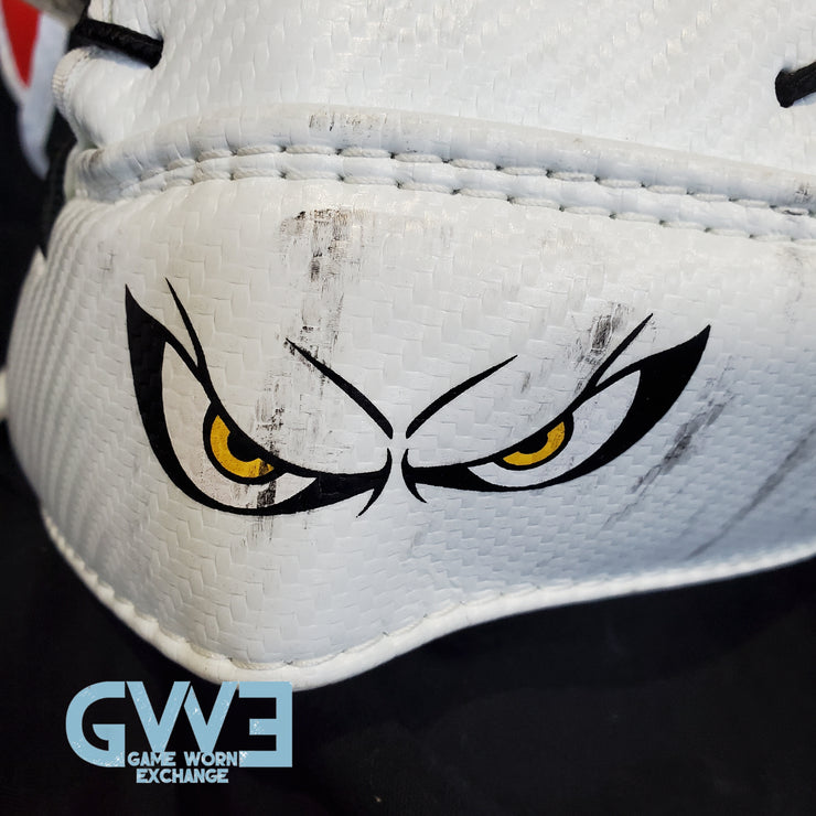 Craig Anderson Game Worn Used Goalie Glove And  Blocker 2014-15 Ottawa Senators