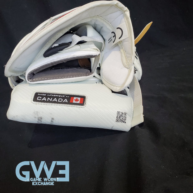 Craig Anderson Game Worn Used Goalie Glove And  Blocker 2014-15 Ottawa Senators