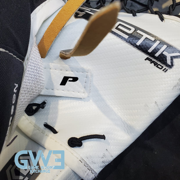 Craig Anderson Game Worn Used Goalie Glove And  Blocker 2014-15 Ottawa Senators