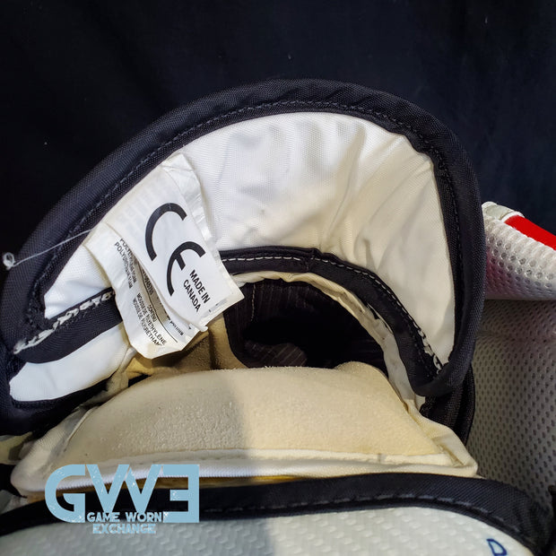 Craig Anderson Game Worn Used Goalie Glove And  Blocker 2014-15 Ottawa Senators