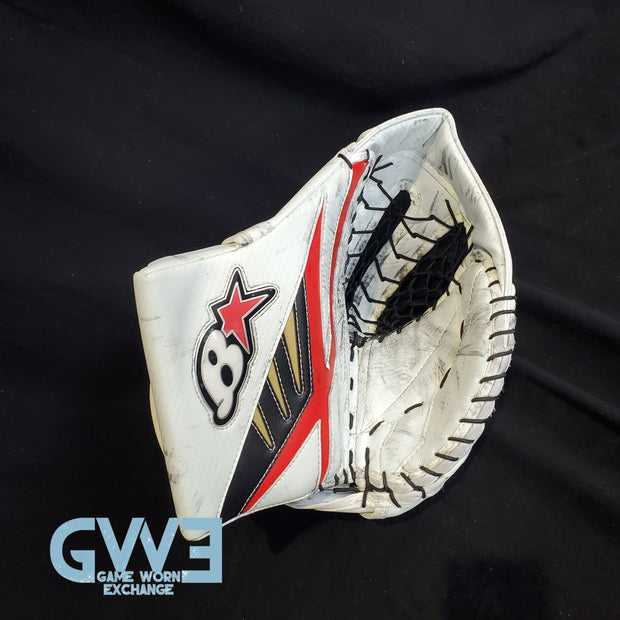 Craig Anderson Game Worn Used Goalie Glove And  Blocker 2014-15 Ottawa Senators