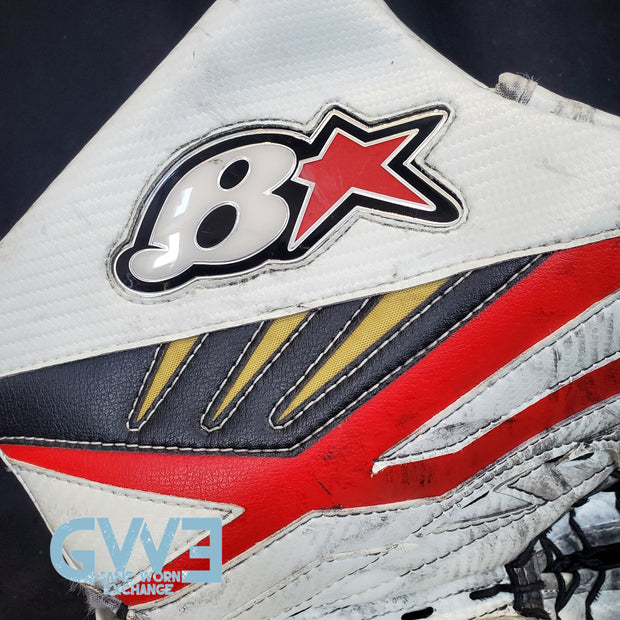 Craig Anderson Game Worn Used Goalie Glove And  Blocker 2014-15 Ottawa Senators