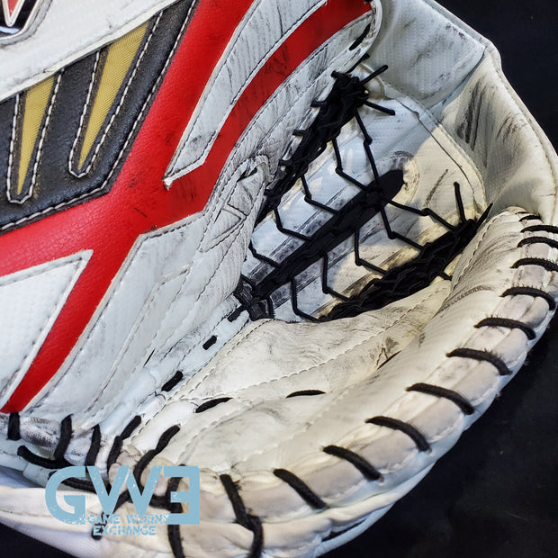 Craig Anderson Game Worn Used Goalie Glove And  Blocker 2014-15 Ottawa Senators