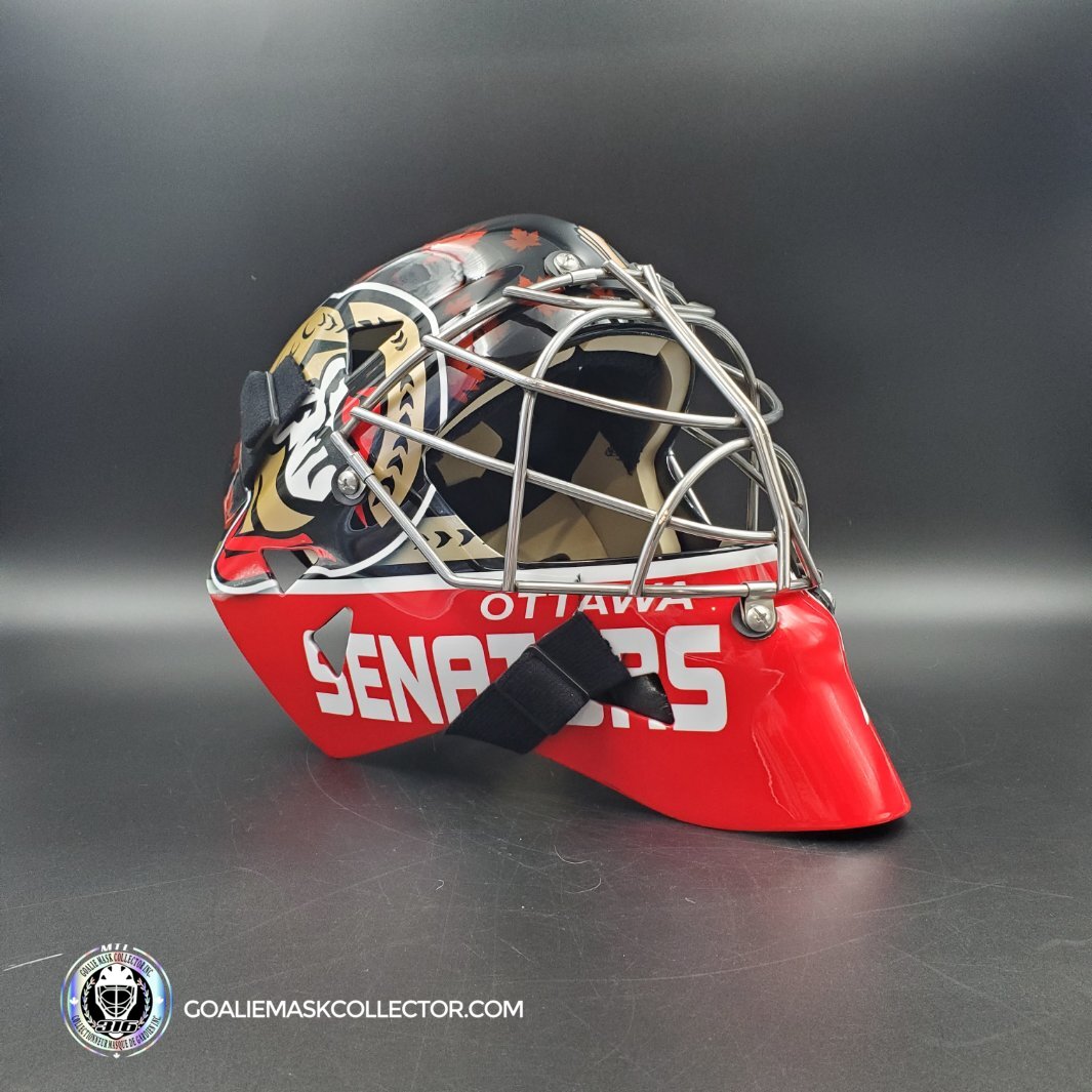 Craig Anderson Unsigned Goalie Mask Ottawa Tribute