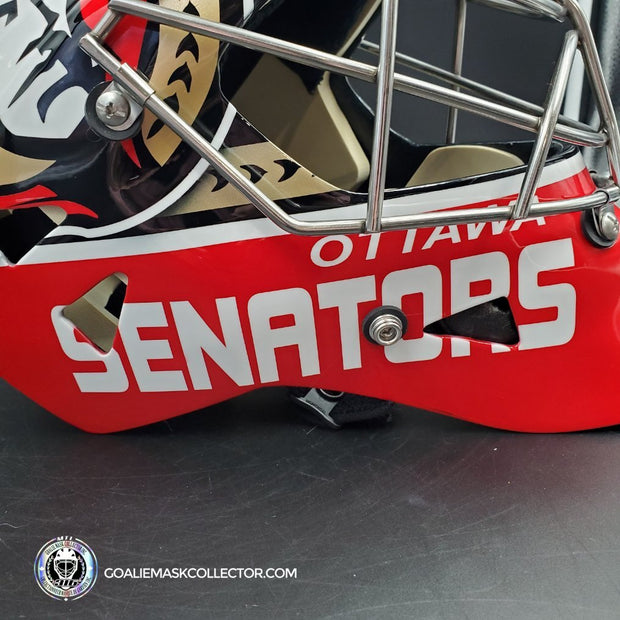 Craig Anderson Unsigned Goalie Mask Ottawa Tribute