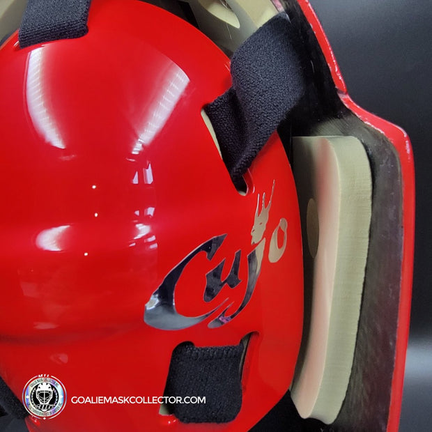 Curtis Joseph CUJO Signed Goalie Mask Detroit Mad Dog Signature Edition Autographed Tribute