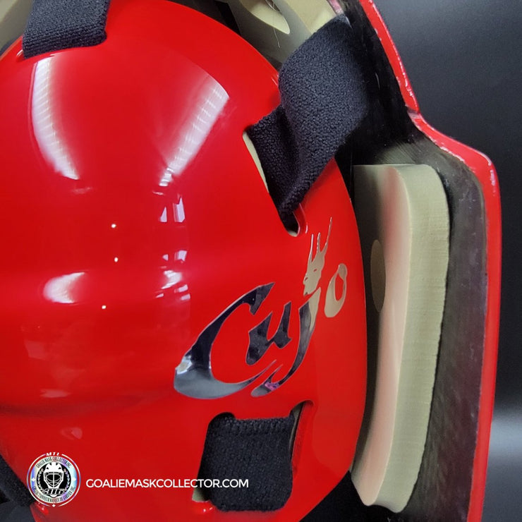 Curtis Joseph CUJO Signed Goalie Mask Detroit Mad Dog Signature Edition Autographed Tribute